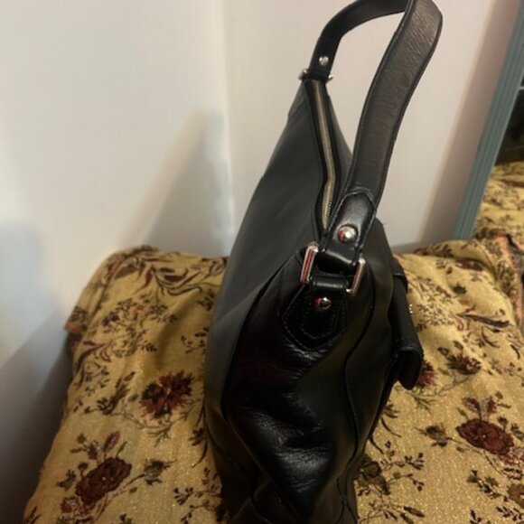 Coach F29881 Black Smooth Leather Charlie Hobo bag - Picture 4 of 11